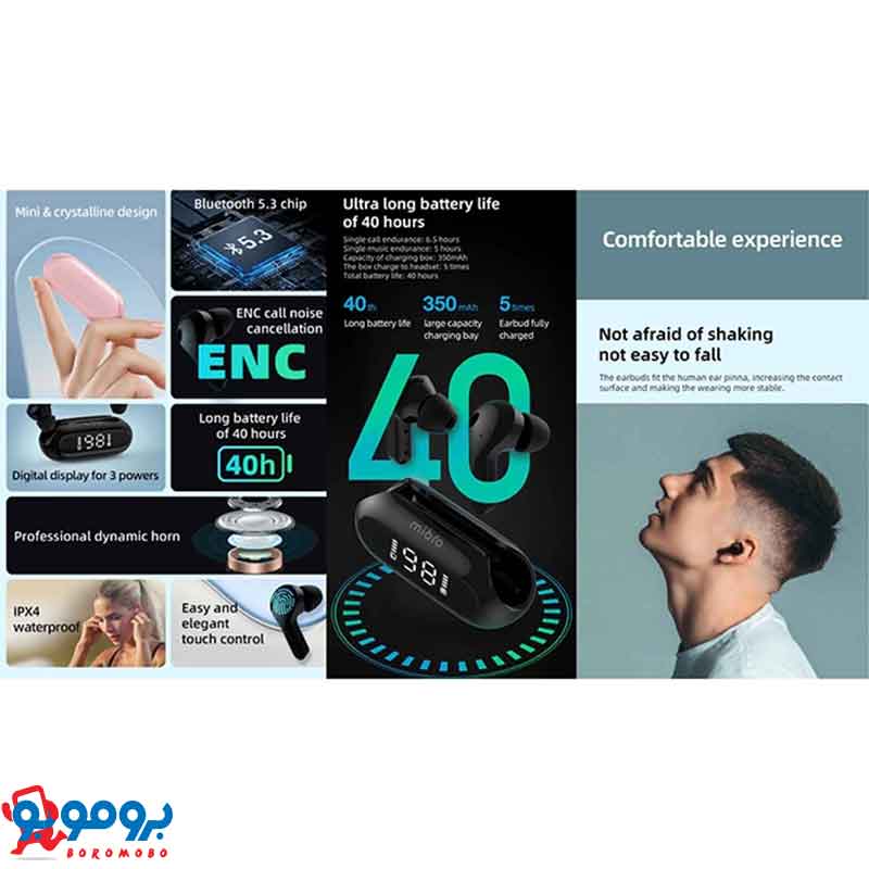 هندزفری-mibro-earbuds-3 هندزفری 3 mibro earbuds