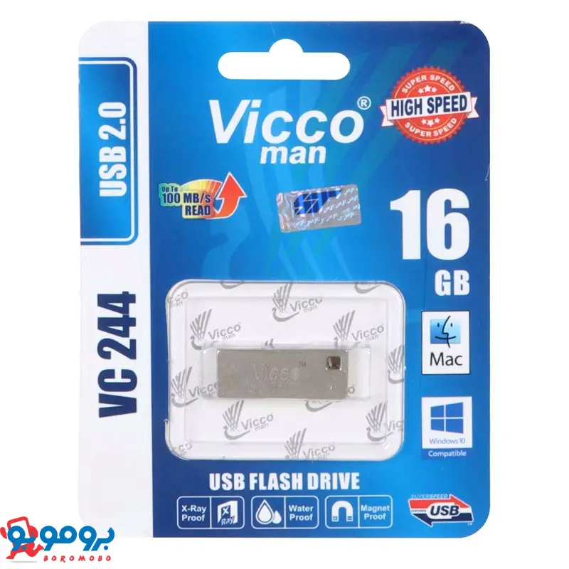 فلش مموری ویکومن VC244 USB2 ظرفیت 16 گیگابایت