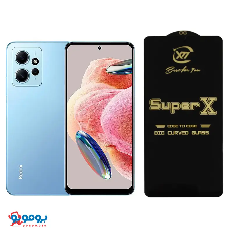 محافظ صفحه نمایش Super x برای شیائومی NOTE 12- گلس حرارتی مقاوم و شفاف