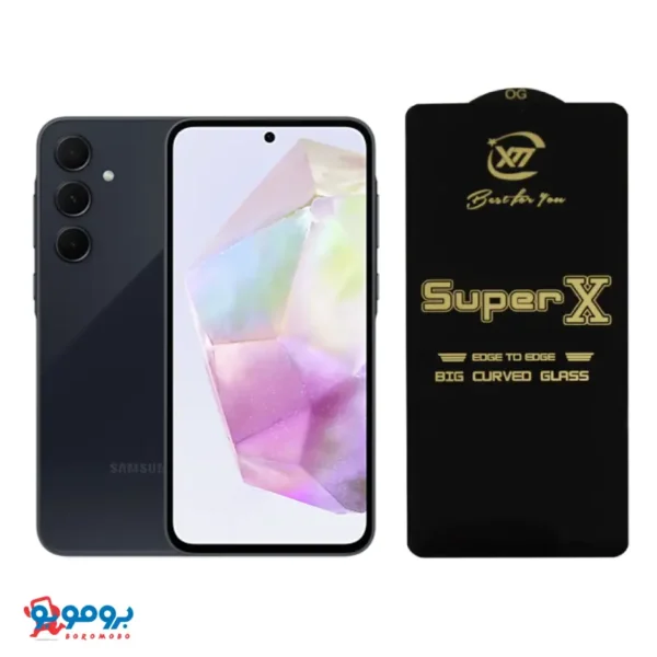 محافظ صفحه نمایش Super x برای سامسونگ A35- گلس حرارتی مقاوم و شفاف