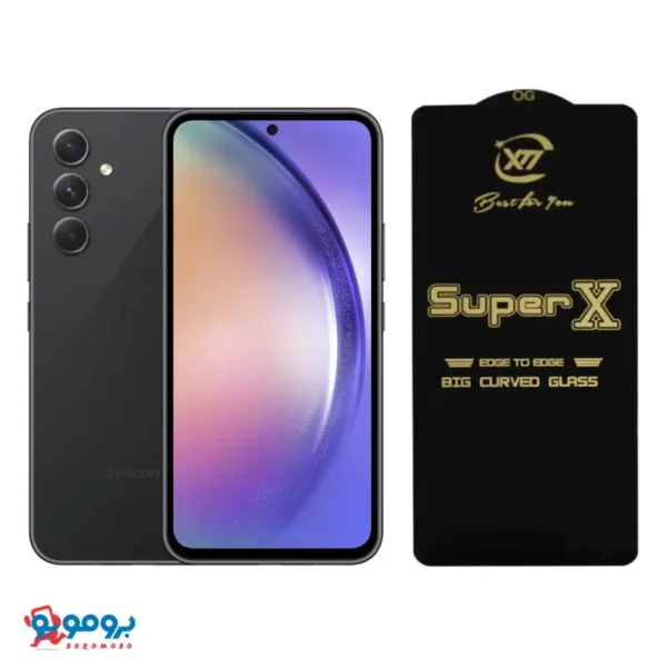 محافظ صفحه نمایش Super x برای سامسونگ A54 4G- گلس حرارتی مقاوم و شفاف