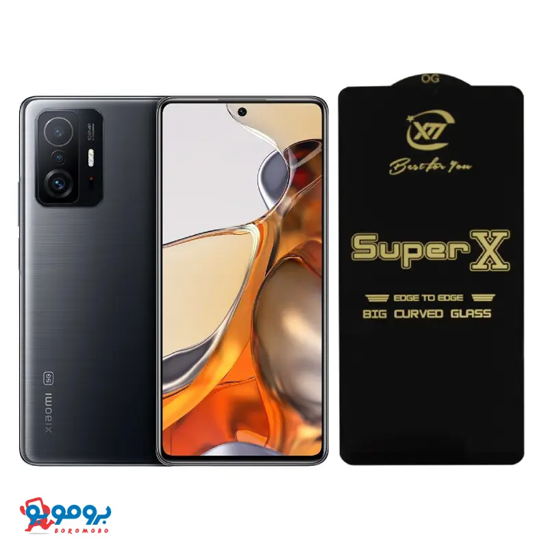 محافظ صفحه نمایش Super x برای شیائومی NOTE 11T PRO- گلس حرارتی مقاوم و شفاف