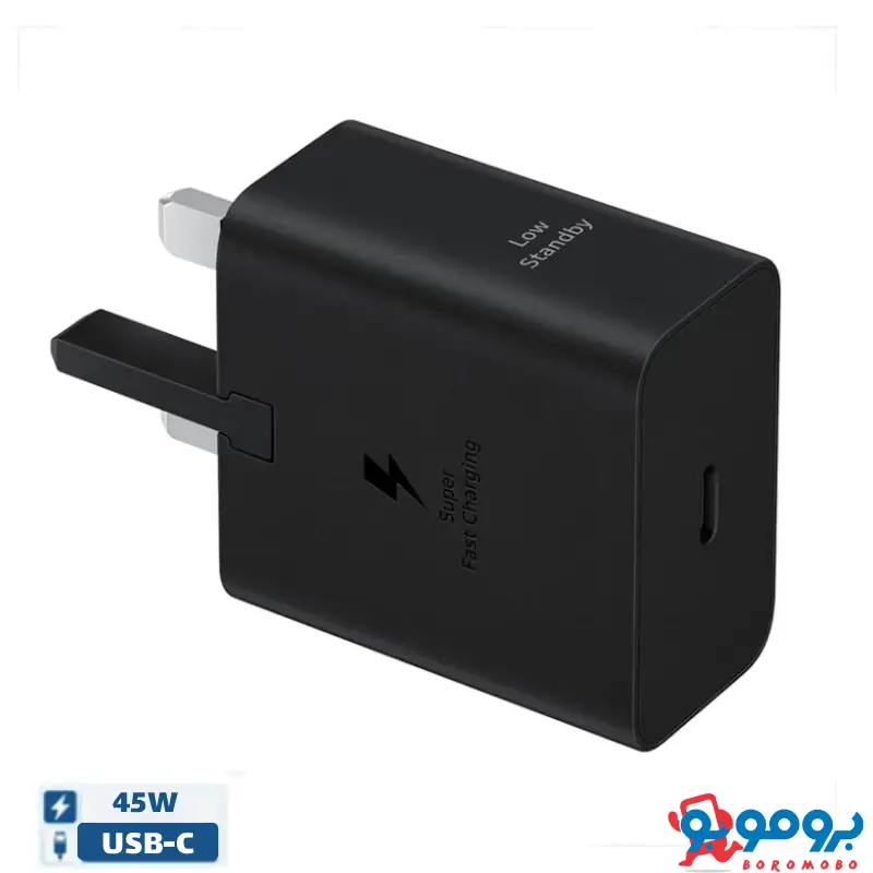 شارژر 45 وات سامسونگ مدل T4511 Low Standby شارژر 45 وات سامسونگ مدل T4511 Low Standby | گارانتی مادام العمر شرکتی | 3 پین | ساخت ویتنام