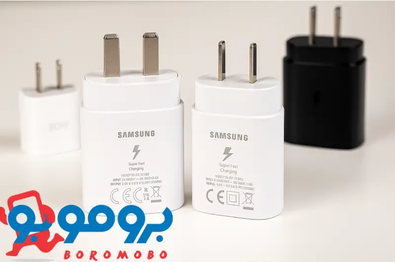 بررسی تفاوت شارژر 25 وات اصلی و تقلبی سامسونگ و مقایسه آن با 20 وات اپل و 45 وات سامسونگ