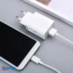 شارژر دیواری 67 وات شیائومی مدل MDY‑12‑ES | دو پین به همراه کابل تبدیل USB-C