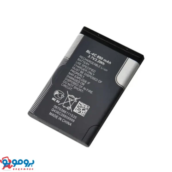 باتری موبایل مدل BL-4C ظرفیت 890 میلی‌آمپر ساعت