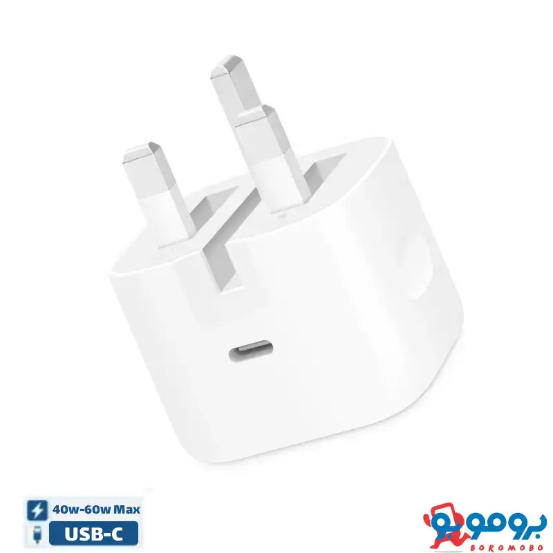 شارژر اورجینال 40w | نسخه B/A اپل استوری | سه پین